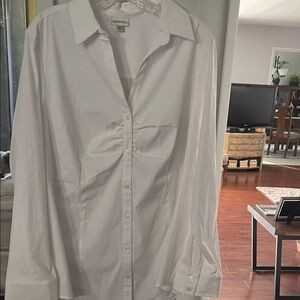 Avenue Elegant White Dress Shirt